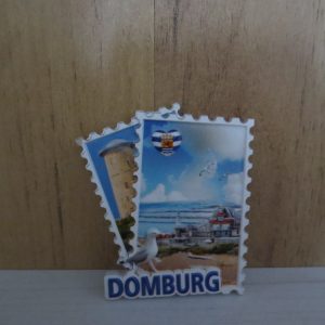 Postzegel magneet Domburg